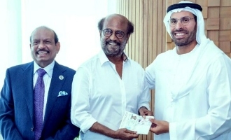 UAE honors Super Star Rajinikanth with Golden Visa