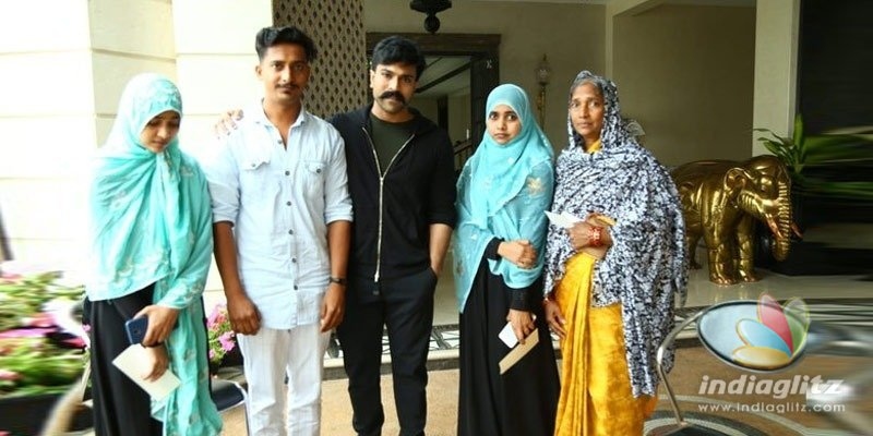 Ram Charan helps Noors family, assures more help