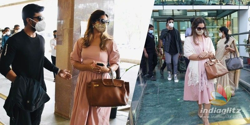 Allu Arjun & family, Ram Charan & family leave for Udaipur