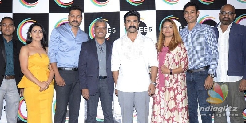Mega Power Star Ram Charan unveils the showreel of ZEE5 Original Shoot-out At Alair