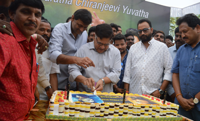 Ram Charan Birthday Celebrations @ Chiranjeevi Blood Bank