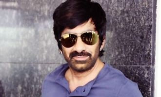 Posters of two Ravi Teja movies greet fans