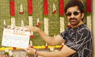 Ravi Teja's thriller with debutant director launched