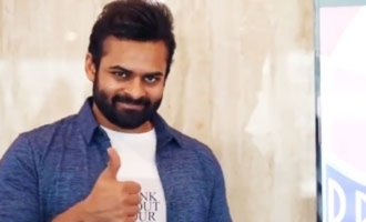 Sai Dharam Tej walks into Prasads Multiplex on Day 1 of reopening