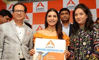 Samantha Launches Azent Overseas Education Center