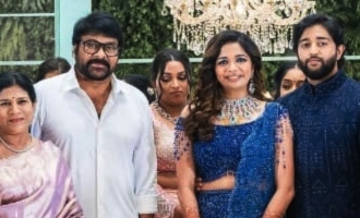 Shankar's daughter Aditi's wedding: Chiranjeevi and Ram Charan along with families bless the new couple