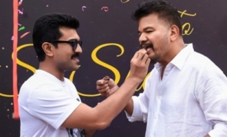 Ram Charan and Game Changer team celebrates director Shankar's birthday on sets; Pics went viral