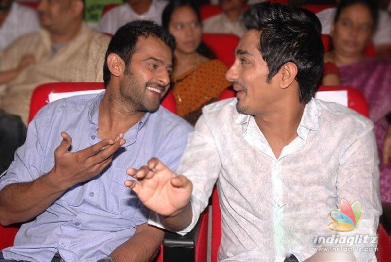 Prabhas is my friend, so I joked: Siddharth