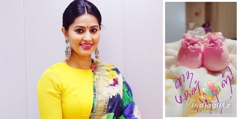 Sneha is blessed with a baby girl