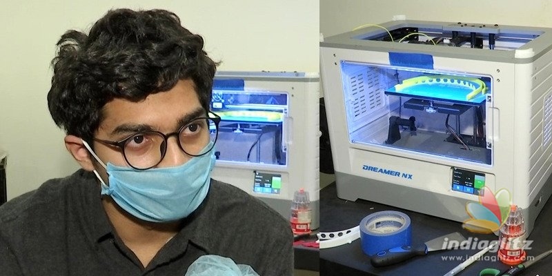 20-year-old Delhi student makes face shieds using 3D printers