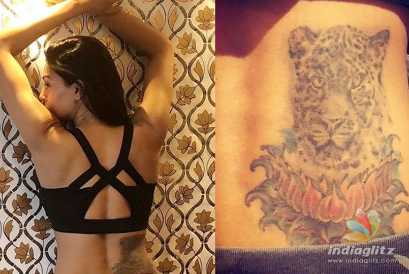 Sushmita Sens tattoo has a poetic meaning