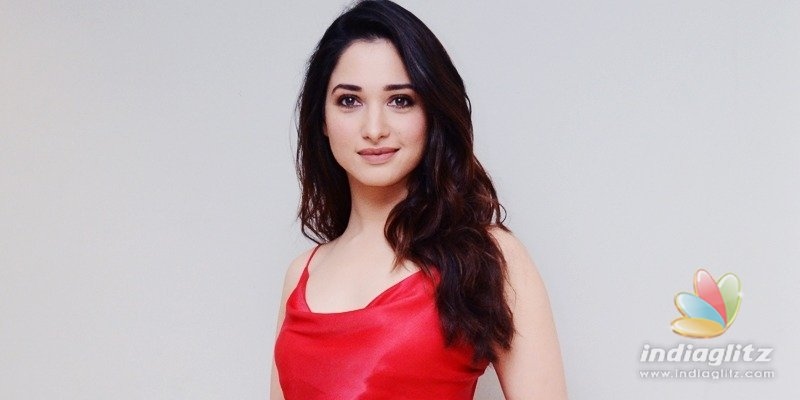 Tamannaah is embracing nature