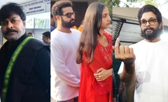Tollywood celebrities cast their votes