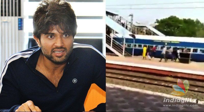 Vijay Deverakonda escapes train accident