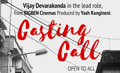 Vijay Devarakonda's film gives casting call