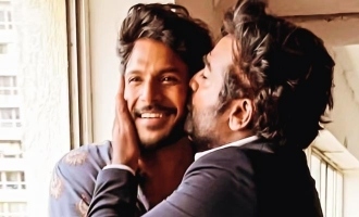 Sundeep Kishan shares an admiring bromance moment with Kollywood star Vijay Sethupathi!