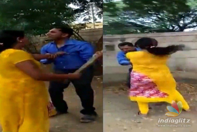 Video: Woman kicks manager for seeking sexual favour