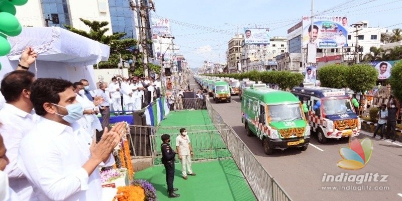 Jagan launches 1,068 new ambulances; Details inside